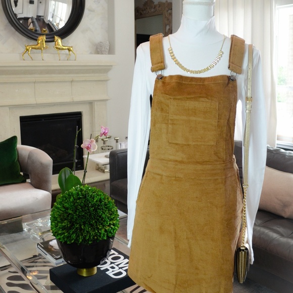 Corduroy Overall Dress perfect for fall! - Picture 3 of 5